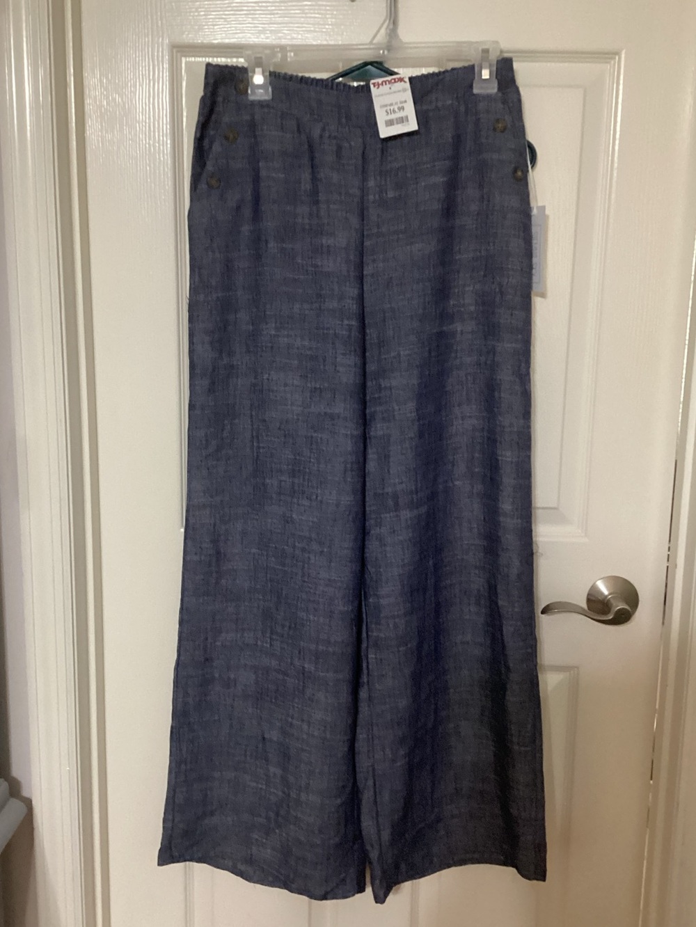 Sienna Sky blue Pull On Pants Women’s Large NWT